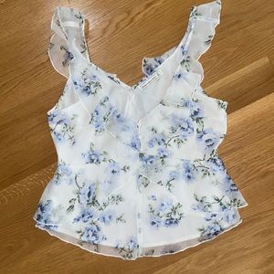 Like New Abercrombie & Fitch Ruffle Tank Size M